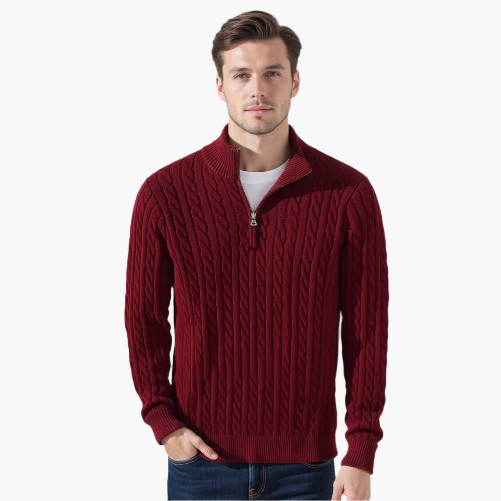 Maglione con zip TAEBAEK