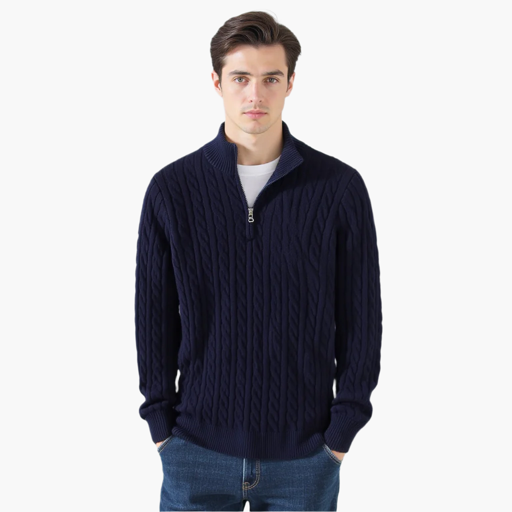 Maglione con zip TAEBAEK