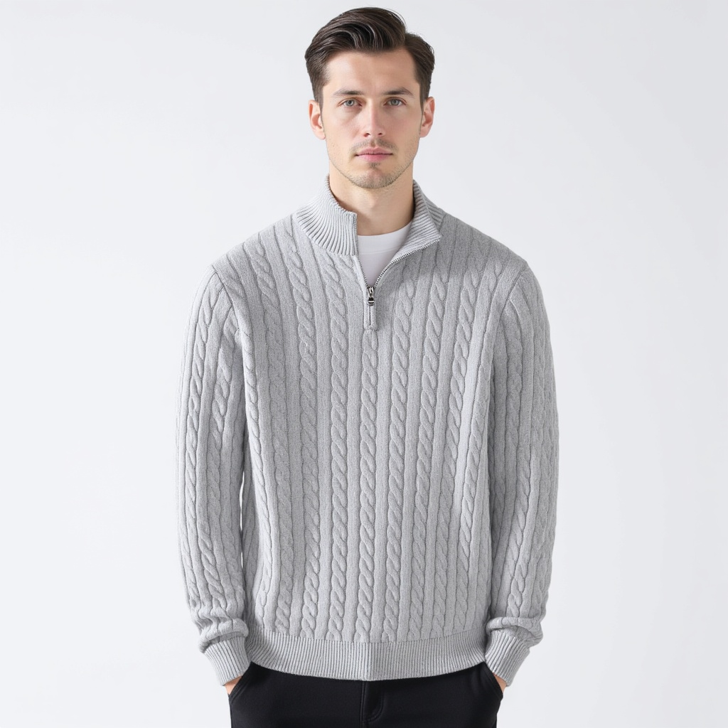Maglione con zip TAEBAEK